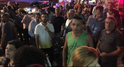 População protesta contra entrega de título de Cidadão Osasquense a João Dória