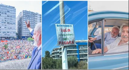 VÍDEOS: agem de Lula pelo Uruguai tem recepção calorosa da população e eio no fusca de Mujica