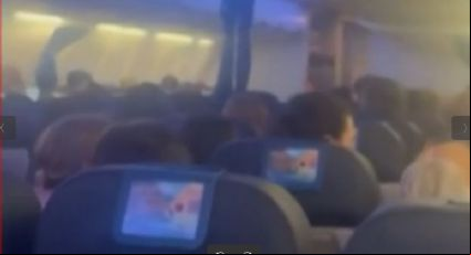 VÍDEO – Pânico nos ares: ageiros de avião vivem momentos de desespero com turbulência