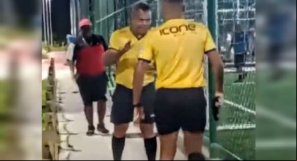 VÍDEO: Árbitro leva soco no rosto no ES, vai ao carro e volta armado para “resolver”