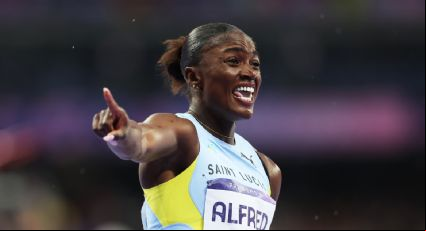 Campeã do 'sprint' leva primeira medalha para o seu país, Santa Lúcia