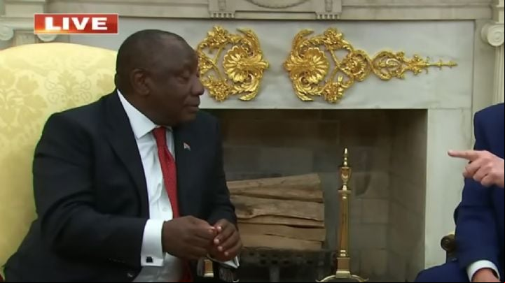 VÍDEO - presidente da África do Sul humilha Trump: "não tenho avião para te dar"