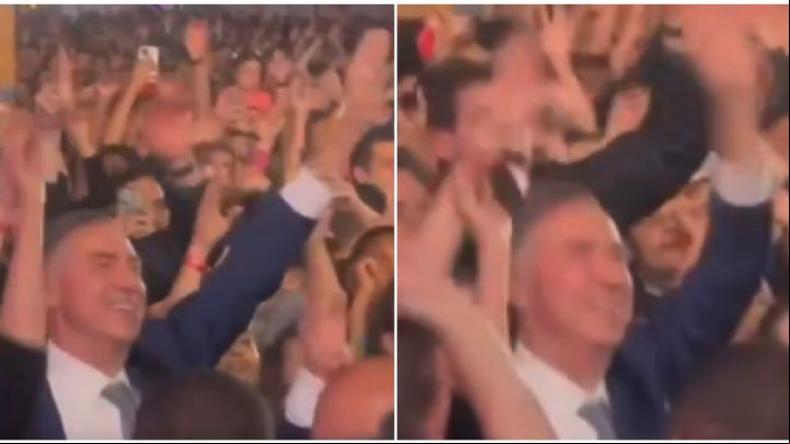 VÍDEO: Barroso "vai pra galera", dança e vibra em show de Bell Marques na Praça dos Três Poderes