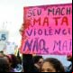 Ato contra feminicídio reúne entidades na Baixada Santista