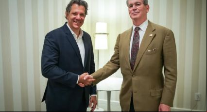 Haddad é recebido por secretário do Tesouro de Trump nos EUA