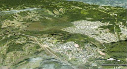 O bairro isolado da maior cidade do país que fica em uma cratera de meteoro